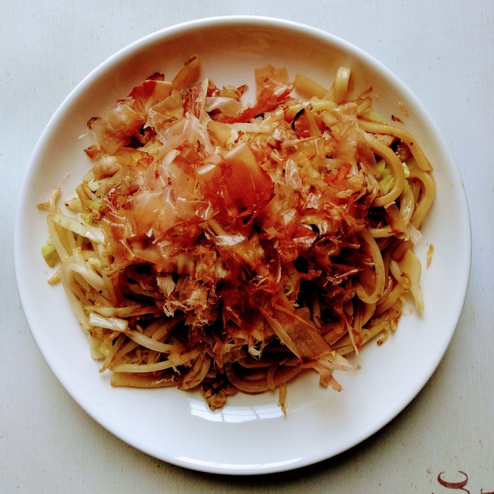 【簡単なのに本格】ソース焼きうどん